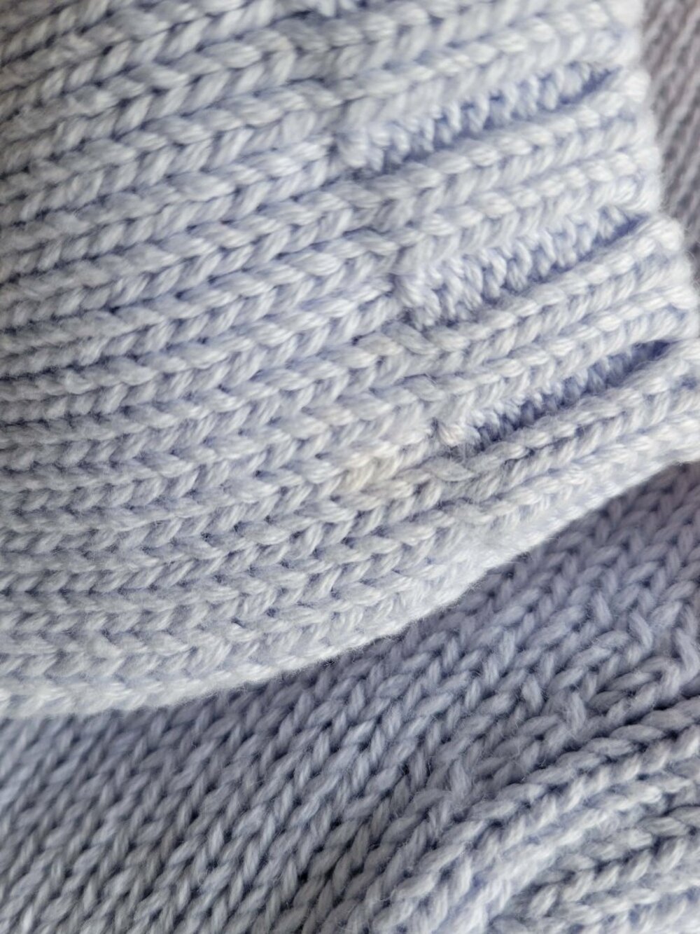 **SOLD** Petite Ourse Baby Boy 0-3 M Cotton Blue Pullover Sweater & Pants 2Pc - Picture 8 of 9